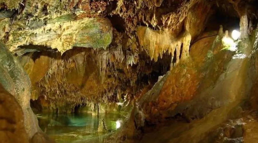 From Falmouth Green Grotto Caves and Dunns River Falls