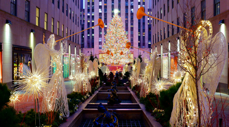 Witness the Merry Christmas in NYC Tree Lighting Spectacle