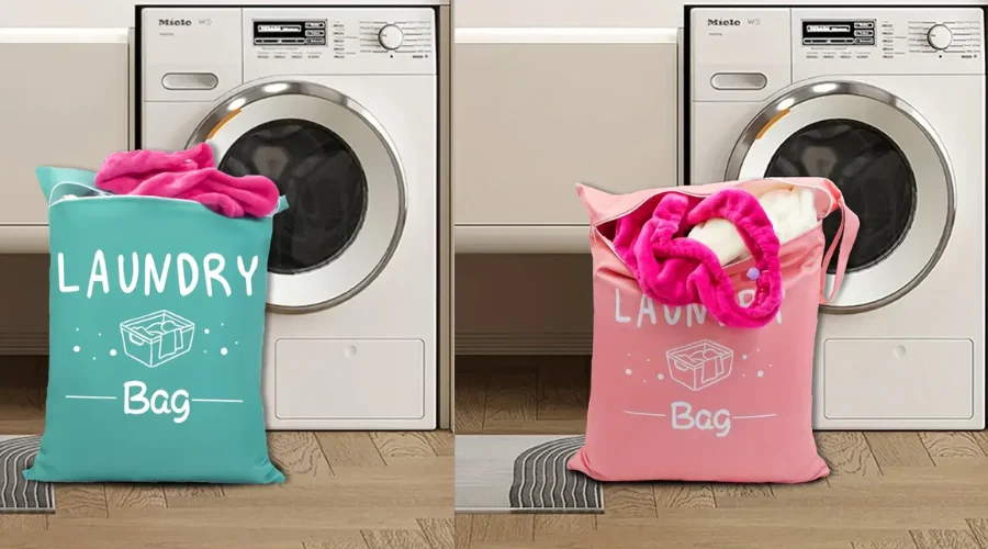 2pcs Large Waterproof Travel Laundry Bags